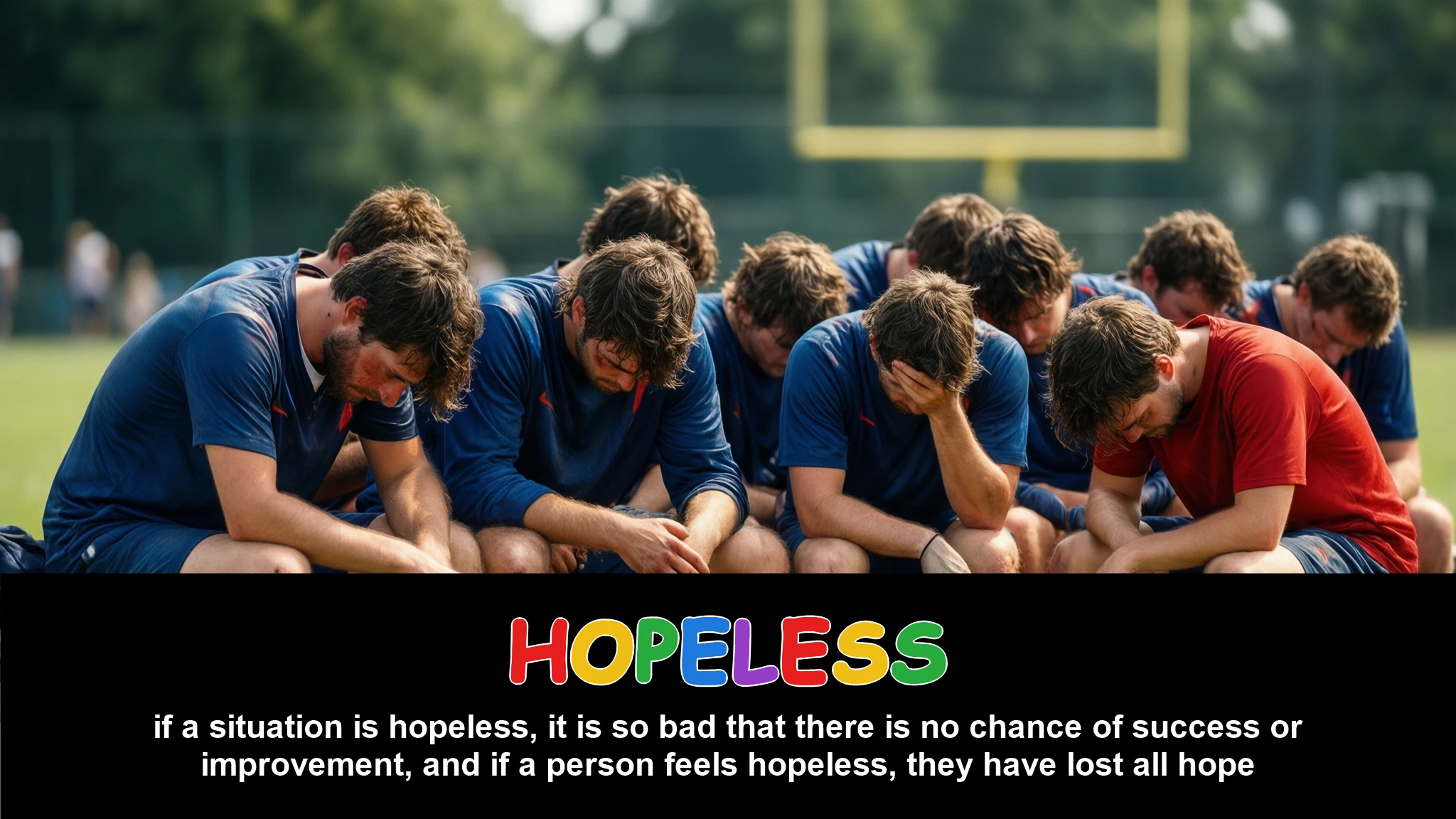 English Illustration for hopeless